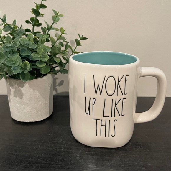 RAE DUNN I WOKE UP LIKE THIS MUG - Picture 1 of 1